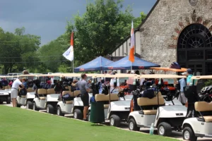 Image of golf carts during a golf event | Golf Australia Events 2024 | Northbridge Golf CLub