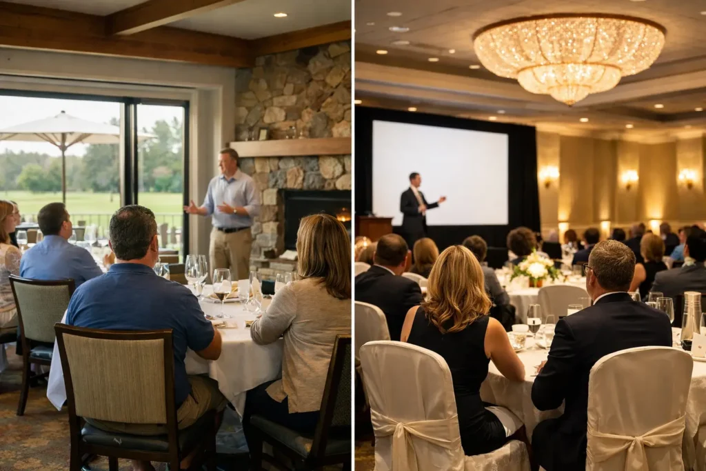 Clubhouse Event Versus Hotel Venue - Which Fits?